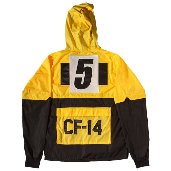 ClubForeign Performance Windbreaker Jacket Yellow Black - Trends Society